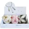 Image de Attrape-rêves balles sensoirelles avec hochet Doudou & compagnie (x6) Rose 15 cm DC3558