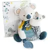 Image de Animal en peluche Yoca Le Koala Pantin GM avec bébé et anneau de dentition