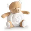 Image de Veilleuse 3 lumières avec musique bruit naturelle Doudou & compagnie Ours Musique Blanc 18/24 cm DC3692
