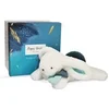 Image de Doudou Lapin blanc Happy Pop Pantin Pompon Paon