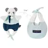 Image de Doudou amusette - Panda Bleu et blanc - Paris