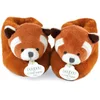 Image de Unicef - Chaussons Panda Roux Avec Hochet - 0 A 6 Mois