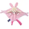 Image de Doudou Lapin avec marionnette à doigt Doudou & compagnie Rose 34 cm DC4054