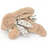 Image de Doudou pantin lapin sable 25cm