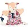 Image de Marionnette Doudou & compagnie Boh'Aime Rose 25 cm DC4225