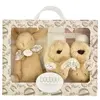 Image de Lapin Coffret Chaussons Et Doudou Beige