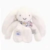 Image de Lapin fleurette - Blanc 25Cm