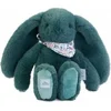 Image de Peluche Doudou & compagnie Lapin Fleurette Vert 35 cm DC4305