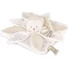 Image de Doudou plat pétales Ours Blanc - 25 cm - Collection Anniversaire