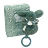Image de Lapin doudou - Boite a musique vert sauge