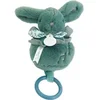 Image de Boîte à musique Doudou & compagnie Lapin Vert 25 cm DC4367