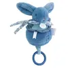 Image de Lapin DOUDOU - boite à musique lapin 20 cm Bleu