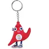Image de Peluche Doudou & compagnie Phyrges Olympiques Rouge 16 cm JO2415