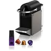 Image de Nespresso Krups Machine à Café Pixie Titane, 19 Bars + Kit de Bienvenue, Design Compact, Expresso et Lungo, Arrêt Automatique, YY5290FD en occasion ou reconditionné