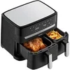 Image de Friteuse à air Dual Compartiments Capacité XXL 8.3 L 7 programmes Ecran tactile Digital Dual Essential Inox