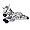 Image de Peluche Zéphir Le Zèbre 50 cm Blanc et Noir