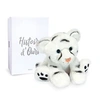Image de Peluche Bébé Tigre Blanc Terre Sauvage - 18 cm