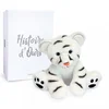 Image de Peluche  Bébé Tigre Blanc 25cm