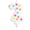 Image de Bougie d'anniversaire chiffre 2