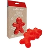 Image de 6 Moules Silicone Individuels Ginger - - Rouge - Silicone