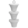 Image de 3 Balconnières Corsica forêt vertical 24 cm - Blanc -