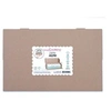 Image de 2 boîtes en carton pour bûche de Noël 35 x 11 x 11 cm