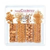 Image de Mix de décors sucrés dorés 62 g