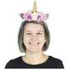 Image de Serre tete Licorne paillette a fleurs