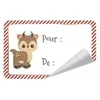 Image de 12 étiquettes adhésives cadeaux noël - 913501b