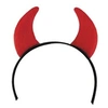 Image de Serre tete corne de diable rouge en feutrine