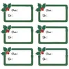 Image de Mes 12 petites etiquettes adhesives houx de noel