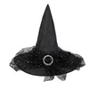 Image de Chapeau sorciere avec broche