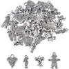 Image de Lot de Perles Fantaisie "Amitié" 12cm Argent
