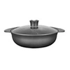 Image de La cocotte duo KitchenPro - - 2 compartiments - 28cm de diamètre - couvercle en verre - tous feux