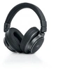 Image de Casque Bluetooth Premium Aspect Cuir Système Mains Libres et Micro Intégré Noir