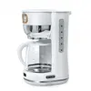 Image de MS-220 W Cafetière blanc Nombre de tasse=10 verseuse en verre, fonction de conservation de la chaleur