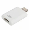 Image de Adaptateur Blanc entrée Micro USB et sortie compatible adaptateur pour iPhone 5