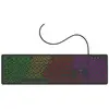 Image de - Clavier - backlit - USB - AZERTY - Français - noir - boîte cadeau