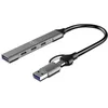 Image de Mobility Lab   Hub 2 en 1 en USB ou USB-C   3 Ports USB-C et 1 Port USB   Design très Fin   Transfert de données Ultra Rapide   Compatibilité macOS et Windows en occasion ou reconditionné