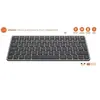 Image de Mini clavier sans fil - Touches plates - - KP430W - AZERTY - FR - Noir