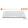 Image de Mini clavier - Touches plates - - KMP2000W - AZERTY - FR - Multi-connexions - Blanc