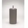 Image de Jeu de 4 pieds CYLINDRIQUE o : 70 mm - hauteur : 200 mm - vis de 8 mm - en Caisse Carton CC avec etiquette - coloris LAQUE GRIS TAUPE