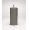 Image de Jeu de 4 pieds CYLINDRIQUE o : 70 mm - hauteur : 150 mm - vis de 8 mm - en Caisse Carton CC avec etiquette - coloris LAQUE GRIS TAUPE