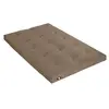 Image de Matelas futon taupe coeur en latex 160x200