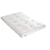 Image de Matelas futon écru en coton 140x200