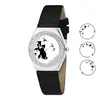 Image de So Charm Montres Montre MF316-OISEAU-CHAT-NOIR - So Charm