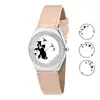 Image de So Charm Montres Montre MF316-OISEAU-CHAT-BEIGE - So Charm