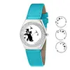 Image de So Charm Montres Montre MF316-OISEAU-CHAT-BLEU - So Charm