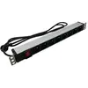 Image de Bandeau alu 8 prises 19''+ inter + cordon 1.80m