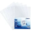 Image de 931349 Pochettes Perforées A4 Transparentes Lisses 80 microns - Paquet de 100